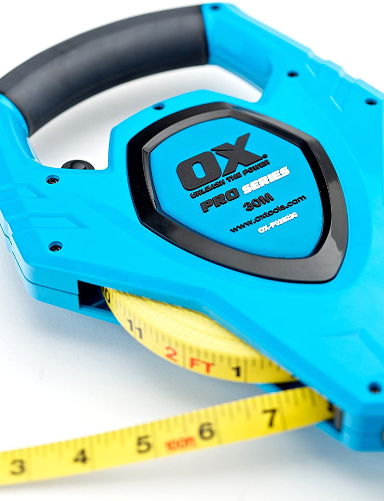 Ox Tools P028230 Pro 100' Fiberglass Tape - Open Reel