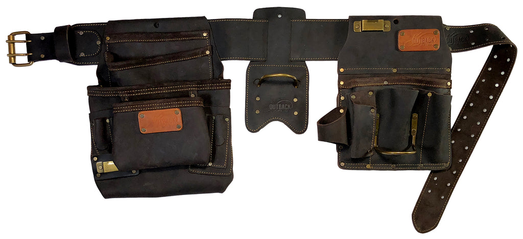 Ox Tools Pro Series 4-Piece Oil Tanned Leather Drywaller's Rig OX-P263804